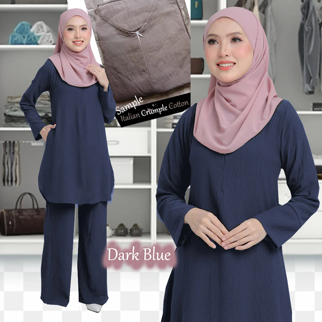 Yalina Cotton Muslimah Set A - Image 8